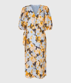 Second Female Marigold Wrap Dress (5034 Heather)
