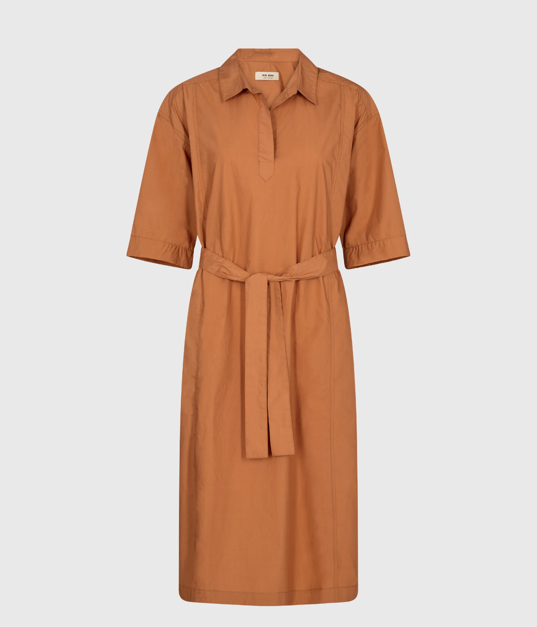 Mos Mosh Melli Cotton Dress (670 Pecan Brown) 3 Mos Mosh Melli Cotton Dress (670 Pecan Brown)