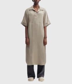 Samsoe Samsoe MINA LONG DRESS 14028 (Silver Sage 170510TCX)