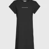 MOSS COPENHAGEN Mschalvidera Organic Small Logo Dress (Black/white) 2 MOSS COPENHAGEN Mschalvidera Organic Small Logo Dress (Black/white) -dress shop MschalvideraOrganicSmallLogoDress