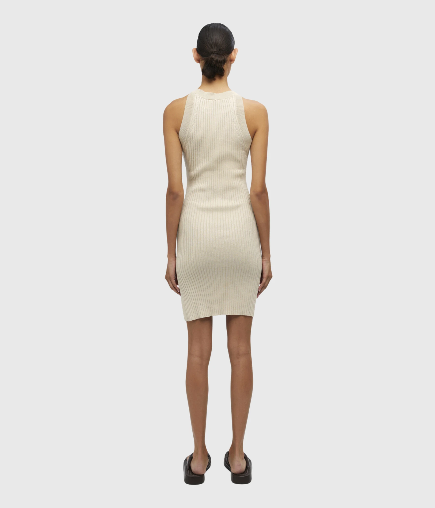 OBJESTER RIB SL DRESS E SS FAIR 23 (Sandshell) Object OBJESTER RIB SL DRESS E SS FAIR 23 (Sandshell) -dress shop OBJESTERRIBSLDRESSESSFAIR23 Sandshell 2