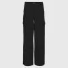 Object OBJLISA CARGO WIDE PANT A DIV (BLACK) 2 Object OBJLISA CARGO WIDE PANT A DIV (BLACK) -dress shop OBJLISACARGOWIDEPANTADIV