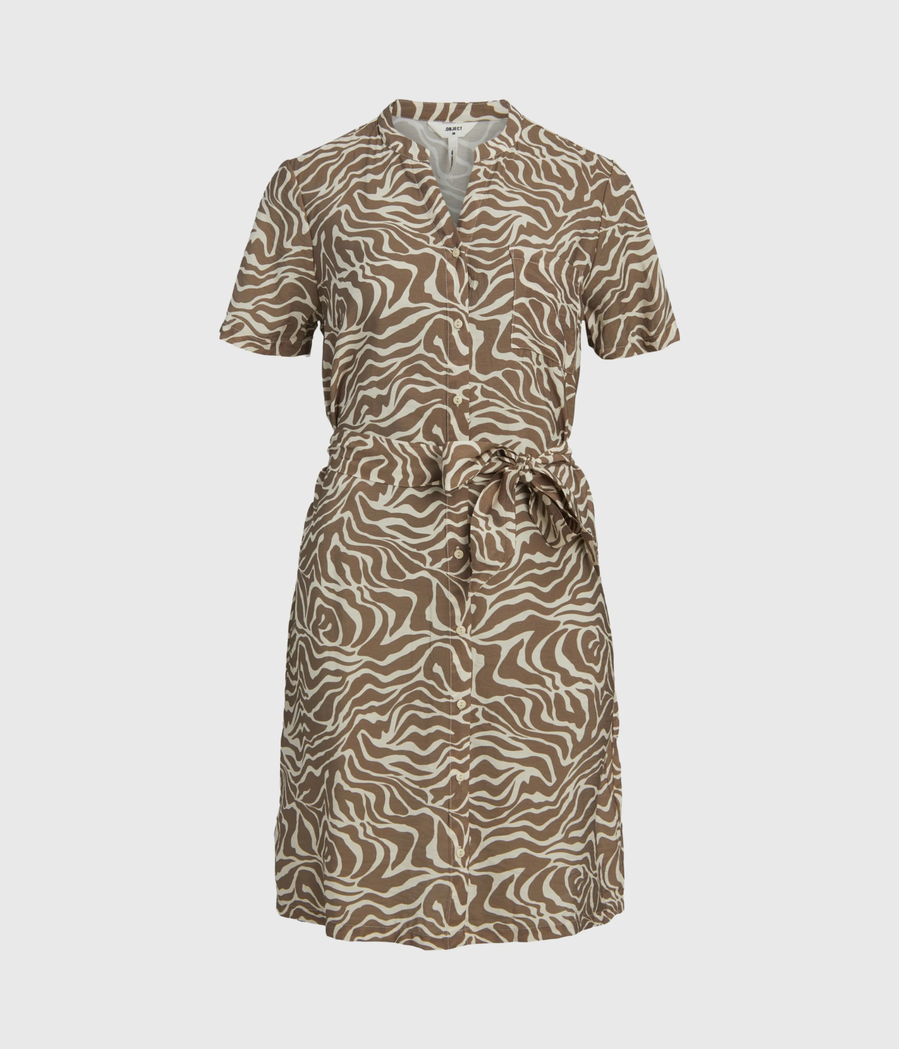 Object OBJSELINE S/S SHIRT DRESS NOOS (FOSSIL (AOP:SANDSHELL ANIMAL)) 2 Object OBJSELINE S/S SHIRT DRESS NOOS (FOSSIL (AOP:SANDSHELL ANIMAL))