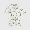Scotch & Soda Printed Regular Fit T-Shirt In Organic Cotton (0221 Combo E) 1 Scotch & Soda Printed Regular Fit T-Shirt In Organic Cotton (0221 Combo E) -dress shop PrintedregularfitT shirtinOrganicCotton