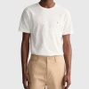 Gant REG SHIELD SS T-SHIRT (110WHITE) 2 Gant REG SHIELD SS T-SHIRT (110WHITE) -dress shop REGSHIELDSST SHIRT 110WHITE