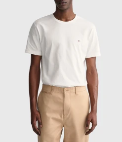 Gant REG SHIELD SS T-SHIRT (110WHITE)
