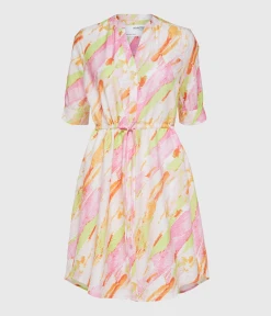 Selected Femme SLFAURELIA-DAMINA 2/4 SHORT DRESS B (Blushing Bride)