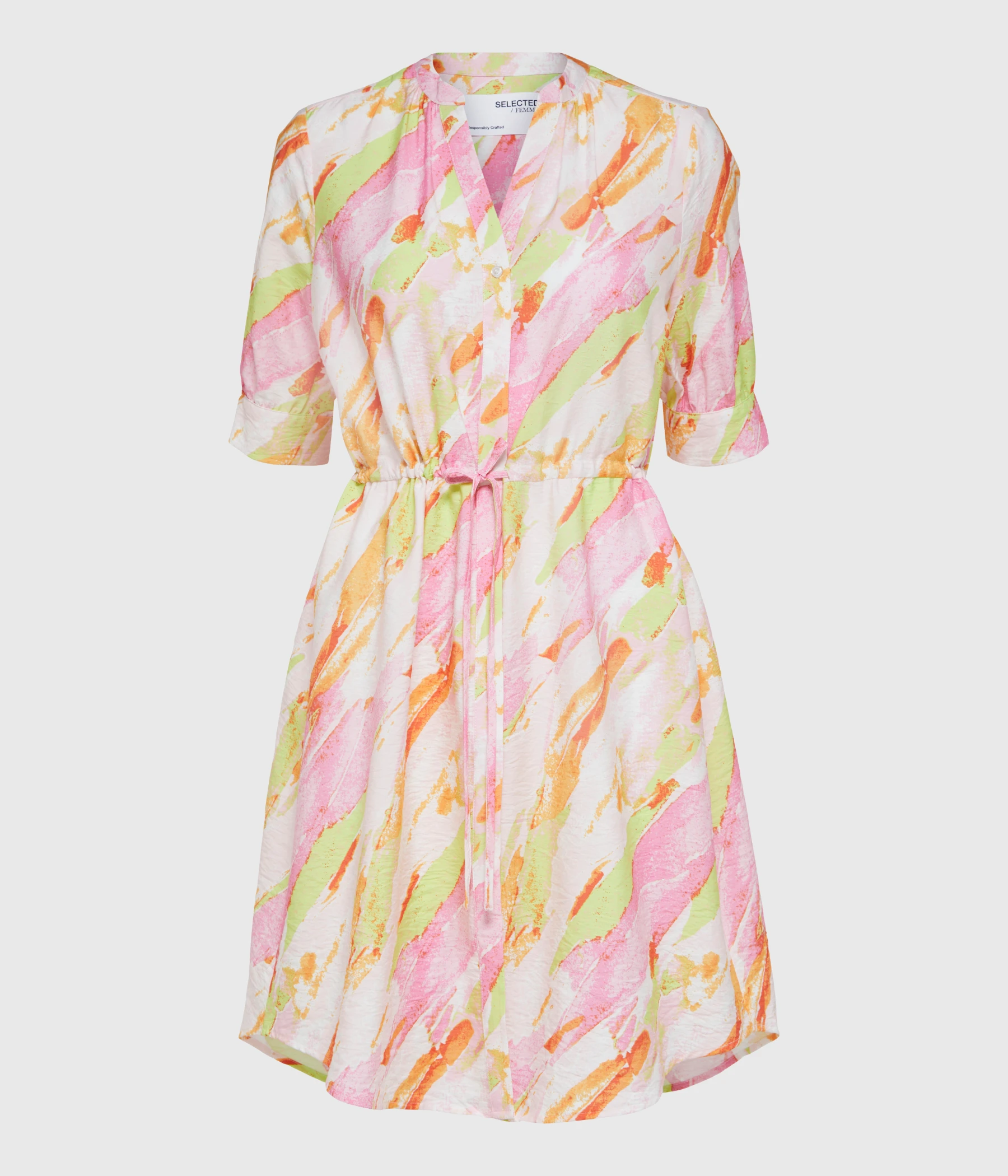 Selected Femme SLFAURELIA-DAMINA 2/4 SHORT DRESS B (Blushing Bride) 3 Selected Femme SLFAURELIA-DAMINA 2/4 SHORT DRESS B (Blushing Bride)