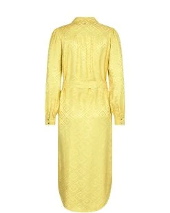 Mos Mosh Aldo Geo Dress (217 Yellow Plum) -dress shop SS23 150080 217 2.AldoGeoDressYellowPlum