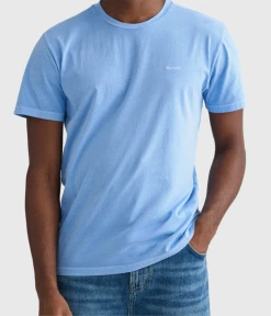Gant SUNFADED SS T-SHIRT (414 GENTLE BLUE)