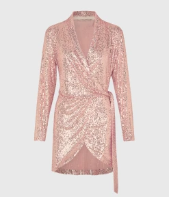 Second Female Shine On Wrap Dress (1036 Ivory Cream)