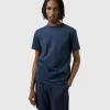 J.Lindeberg Sid Basic T-Shirt (6855 JL Navy) -dress shop SidBasicT Shirt 6855JLNavy