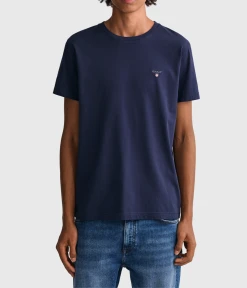 Gant THE ORIGINAL SS T-SHIRT (433 EVENING BLUE)