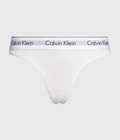 CALVIN KLEIN UNDERWEAR THONG (100WHITE)