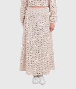 Neo Noir Torino Wave Skirt (124 Ivory)