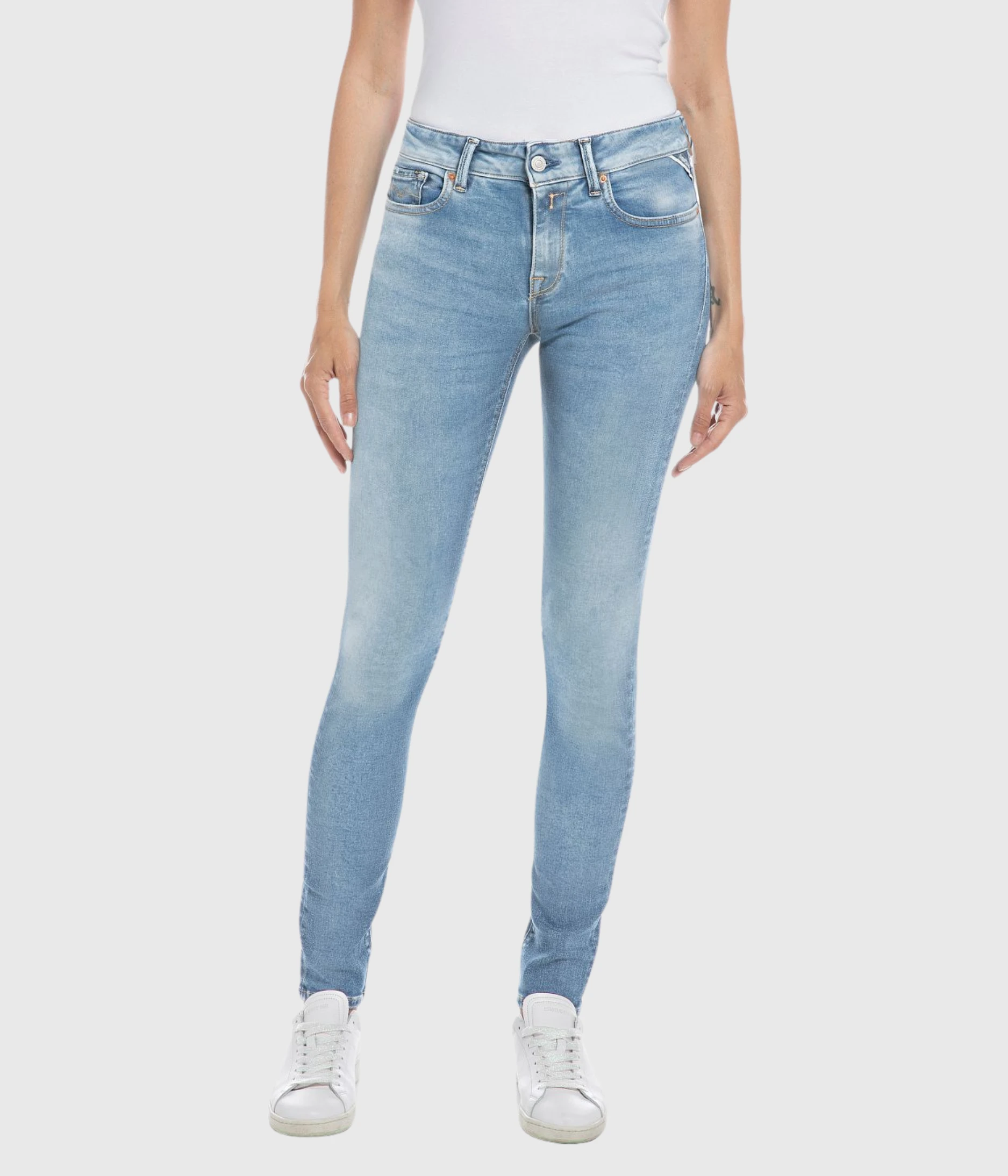 Replay Trousers NEW LUZ HYPERFLEX ORIGINAL (010 LIGHT BLUE) 3 Replay Trousers NEW LUZ HYPERFLEX ORIGINAL (010 LIGHT BLUE)