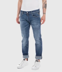 Replay Trousers ROCCO 573 BIO (009 MEDIUM BLUE)