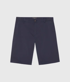 Less Worries Twill Shorts (NAVY)