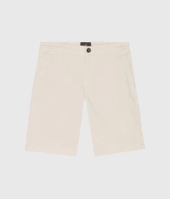 Less Worries Twill Shorts (Light Sand)