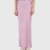 Neo Noir Vicky Heavy Sateen Skirt (165 Rose) -dress shop VickyHeavySateenSkirt