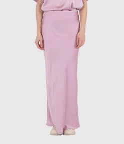 Neo Noir Vicky Heavy Sateen Skirt (165 Rose)