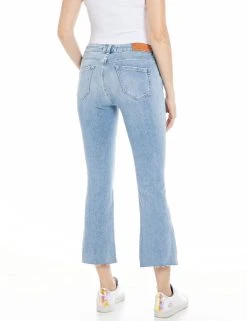 Replay Trousers FAABY FLARE CROP (010 LIGHT BLUE) 7 Replay Trousers FAABY FLARE CROP (010 LIGHT BLUE) -dress shop WC429D 026 69D 441 010 B