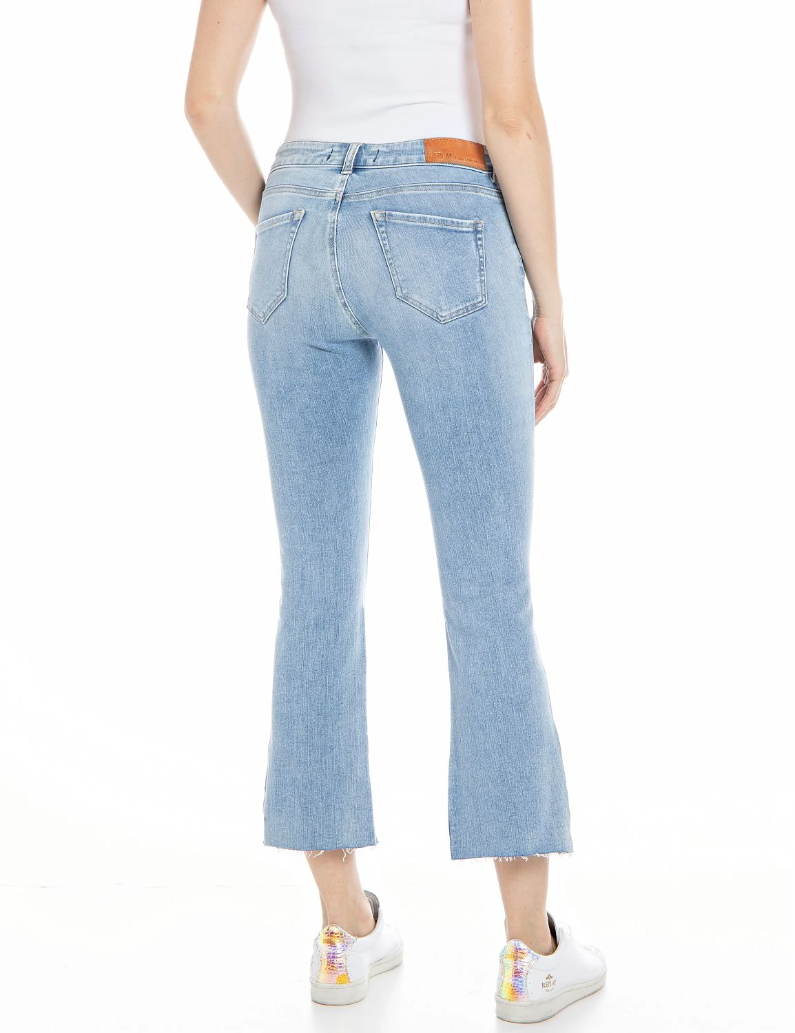 Replay Trousers FAABY FLARE CROP (010 LIGHT BLUE) 5 Replay Trousers FAABY FLARE CROP (010 LIGHT BLUE) - Bild 3