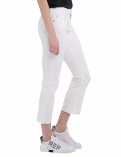 Replay FAABY FLARE CROP (100 NATURAL WHITE) 4 Replay FAABY FLARE CROP (100 NATURAL WHITE) -dress shop WC429 026 8405103 100 S