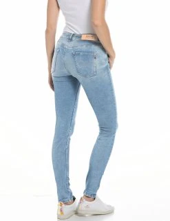 Replay Trousers NEW LUZ HYPERFLEX ORIGINAL (010 LIGHT BLUE) 5 Replay Trousers NEW LUZ HYPERFLEX ORIGINAL (010 LIGHT BLUE) -dress shop WH689 000 661 OR3 010 B