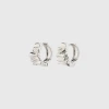 Pilgrim WILLPOWER Recycled Huggie Hoop Earrings Silver-Plated (Silver Plated) -dress shop WILLPOWERrecycledhuggiehoopearringssilver plated