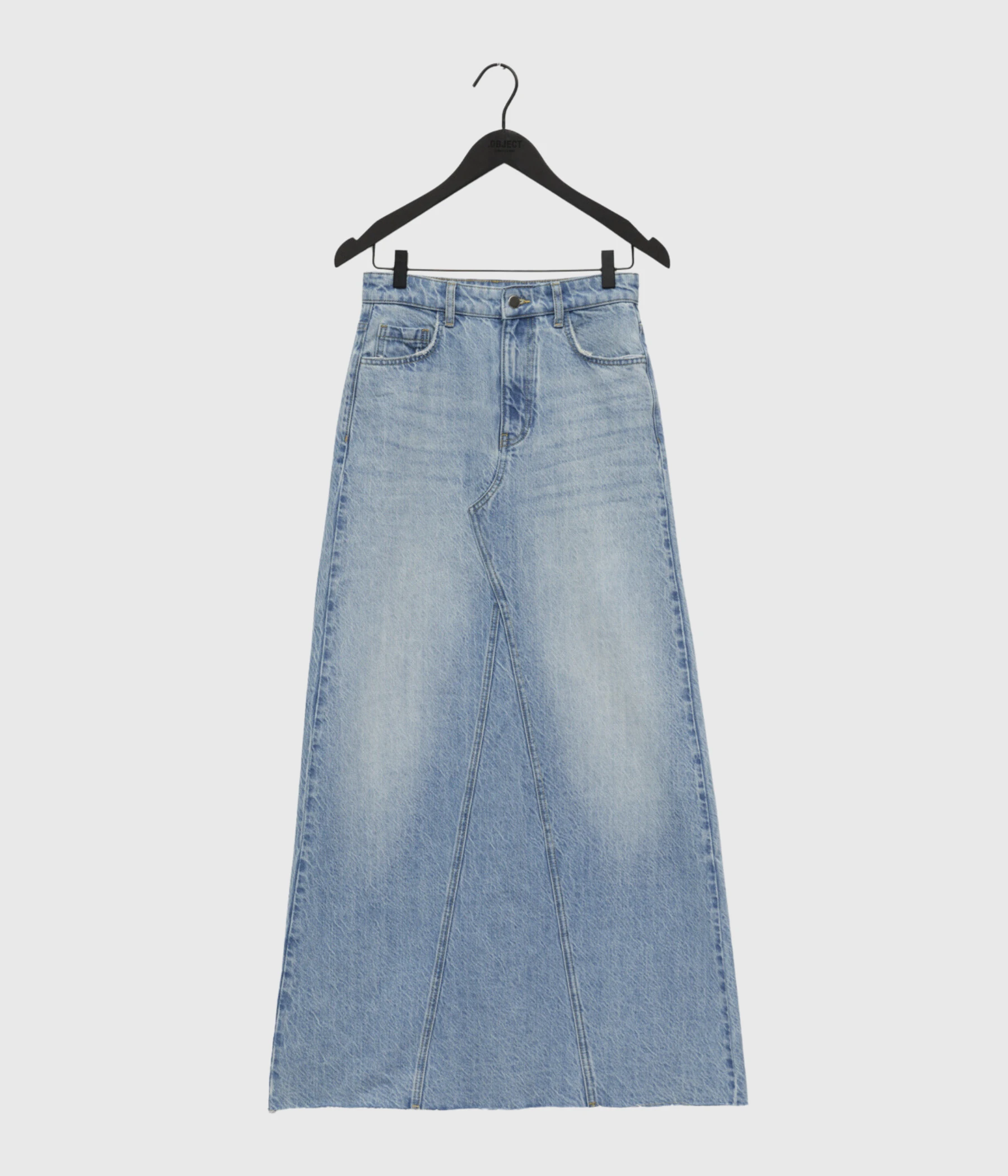 Object OBJHARLOW LONG DENIM SKIRT E DIV (Light Blue Denim) 3 Object OBJHARLOW LONG DENIM SKIRT E DIV (Light Blue Denim)