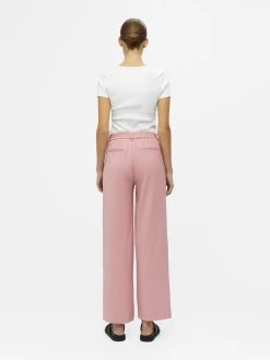 Object OBJLISA WIDE PANT NOOS (Brandied Apricot) -dress shop objlisa brandied bak