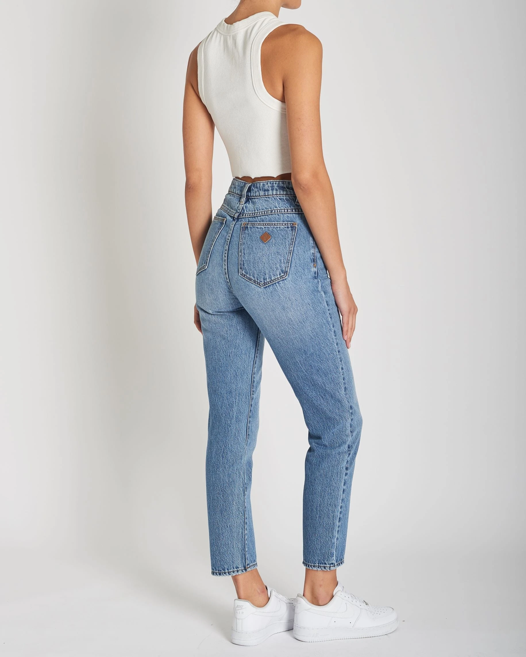 A 94 HIGH SLIM (6936-MID VINTAGE BLUE) Abrand A 94 HIGH SLIM (6936-MID VINTAGE BLUE) -dress shop rED4qcHk111