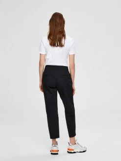 Selected Femme SLFRITA MW SLIM PANT BLACK NOOS (BLACK) 8 Selected Femme SLFRITA MW SLIM PANT BLACK NOOS (BLACK) -dress shop sel 16078454 backria